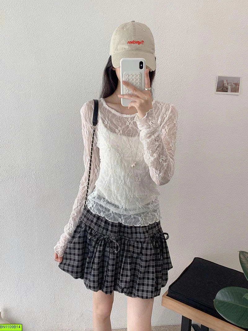 ÁO REN LƯỚI NỮ QUYẾN RŨ