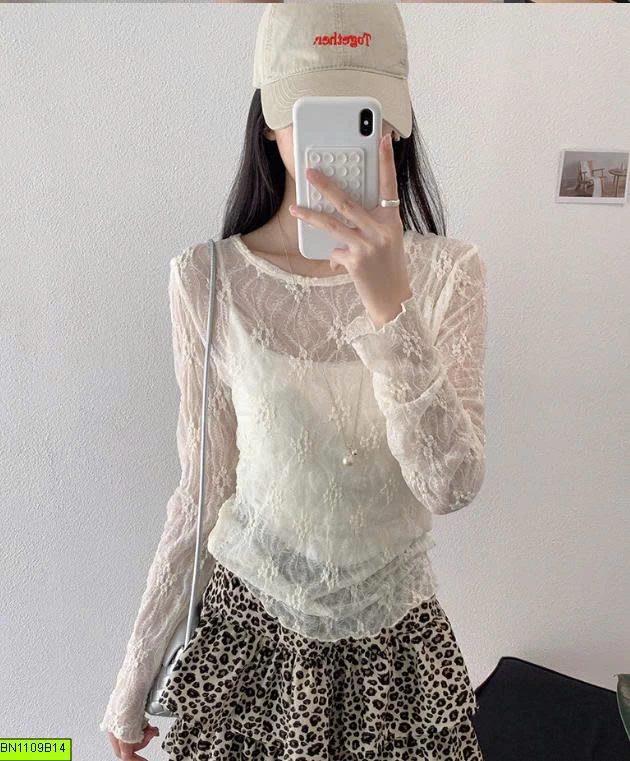 ÁO REN LƯỚI NỮ QUYẾN RŨ