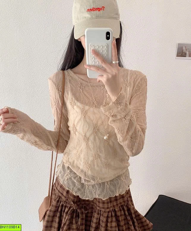ÁO REN LƯỚI NỮ QUYẾN RŨ