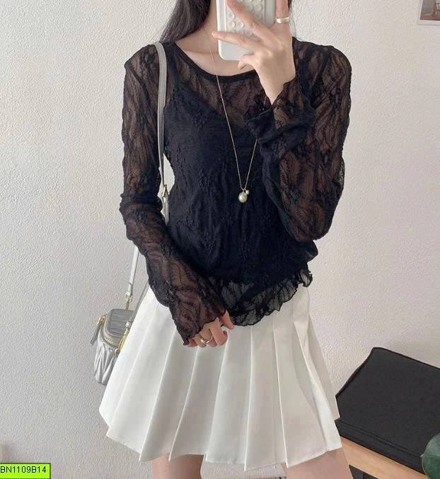 ÁO REN LƯỚI NỮ QUYẾN RŨ