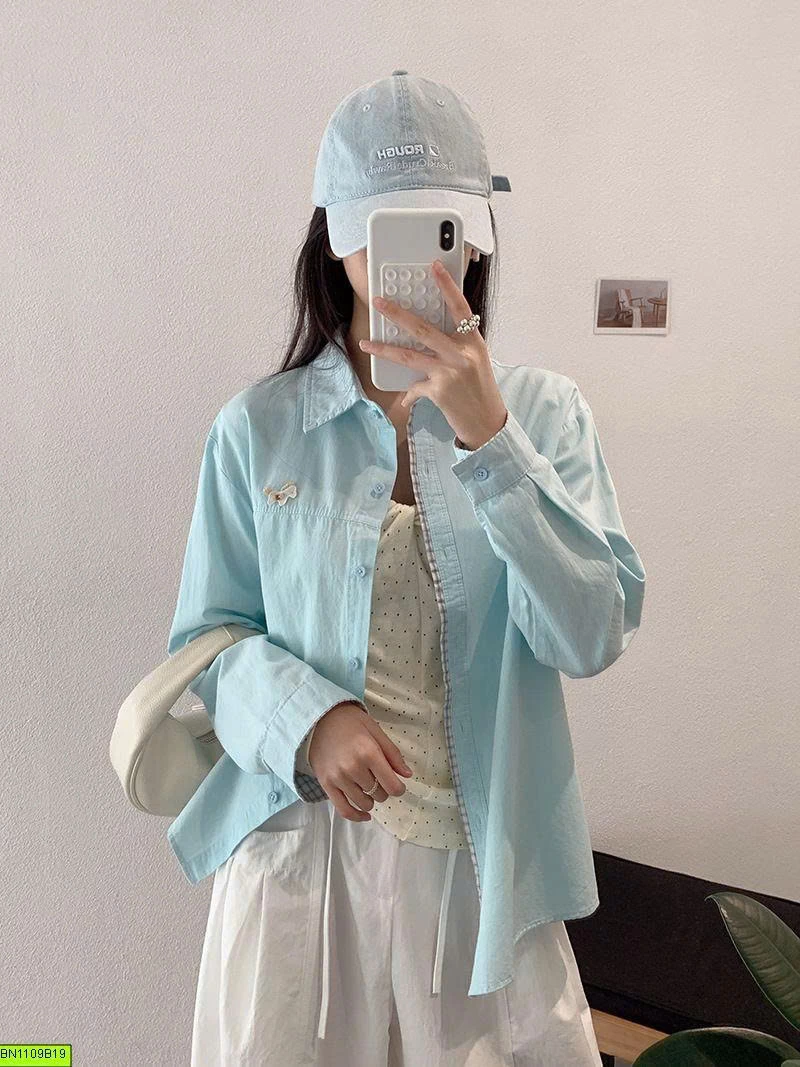 ÁO SƠ MI PHỐI VIỀN CARO