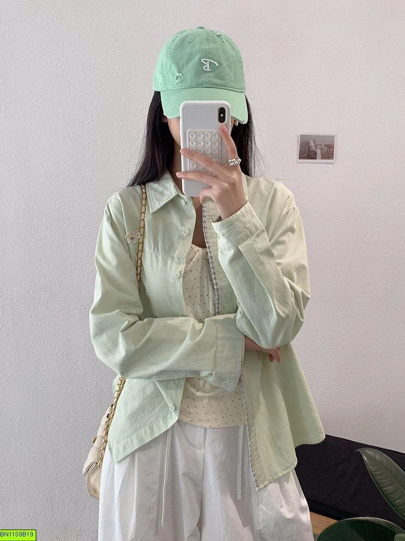 ÁO SƠ MI PHỐI VIỀN CARO