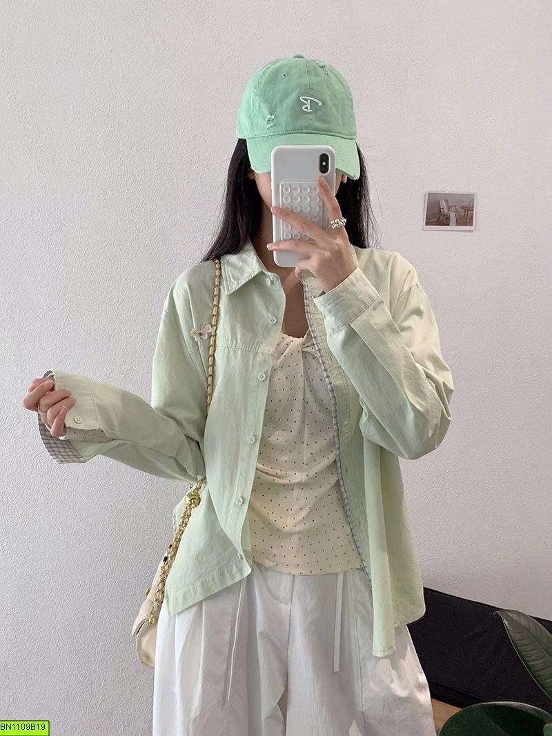 ÁO SƠ MI PHỐI VIỀN CARO