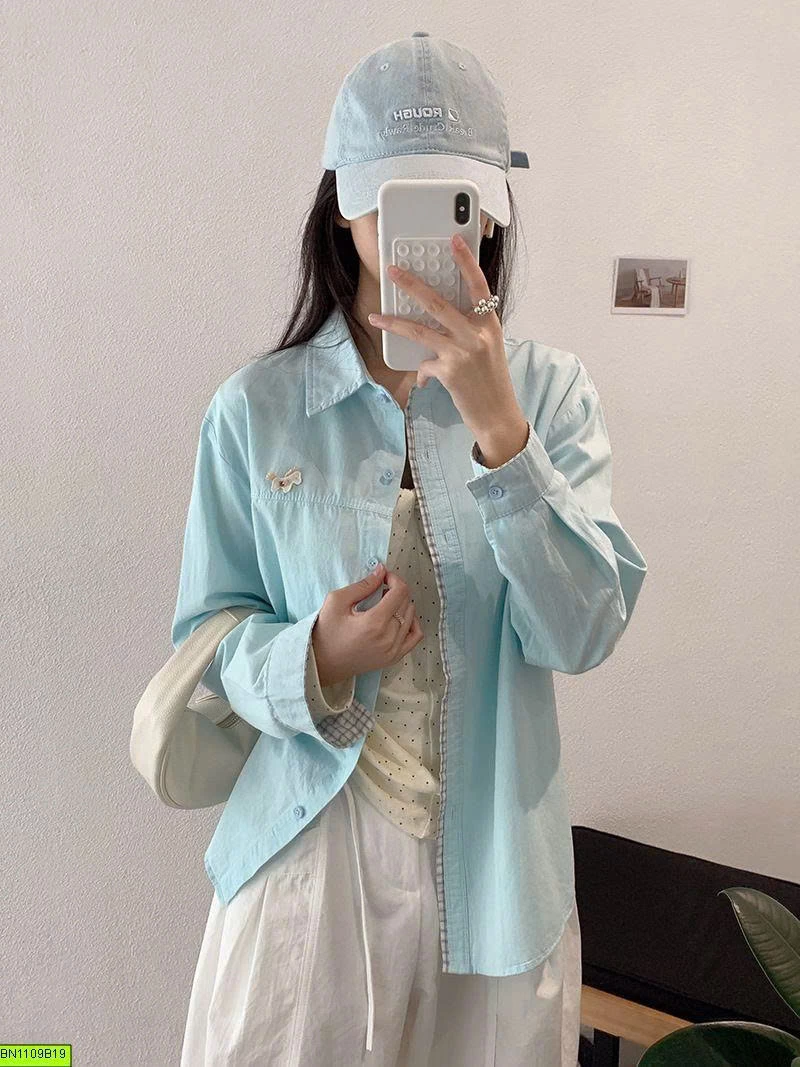 ÁO SƠ MI PHỐI VIỀN CARO