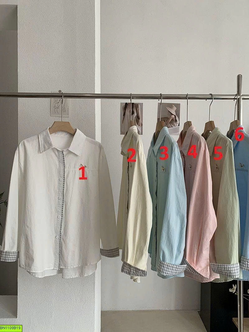 ÁO SƠ MI PHỐI VIỀN CARO