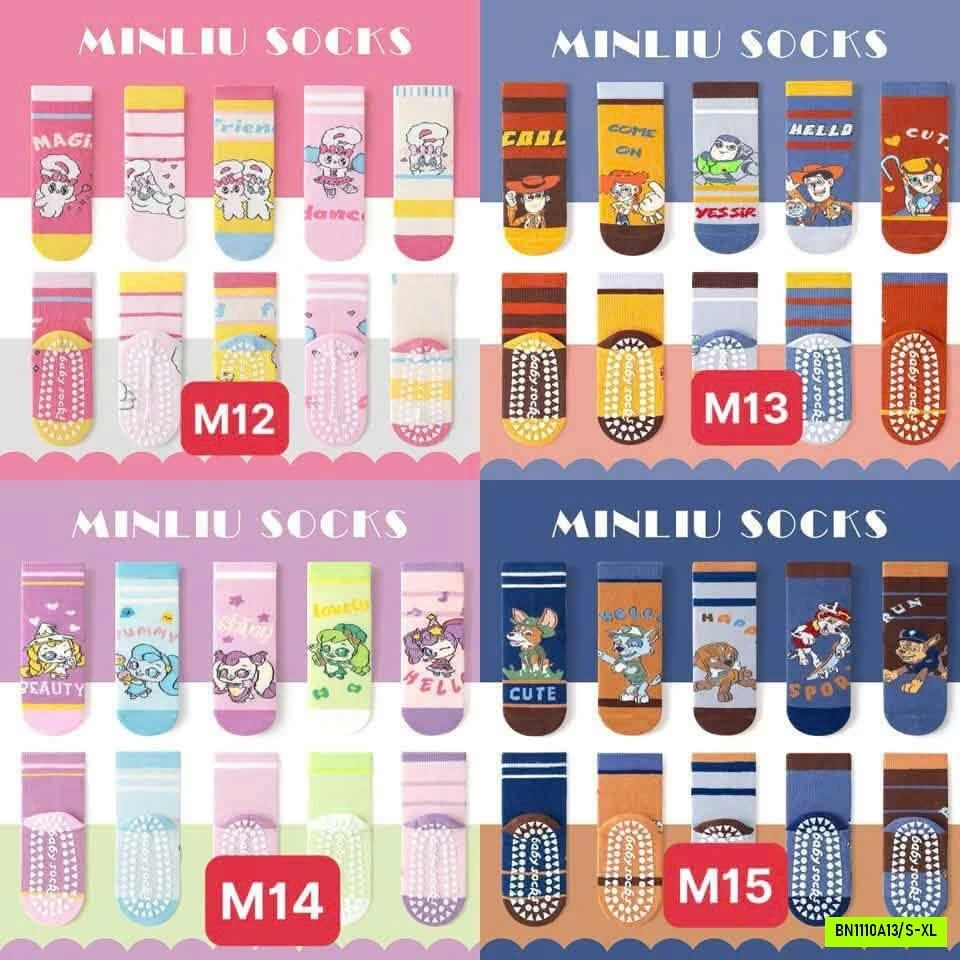 SET 5 ĐÔI TẤT CHỐNG TRƯỢT MINLIU