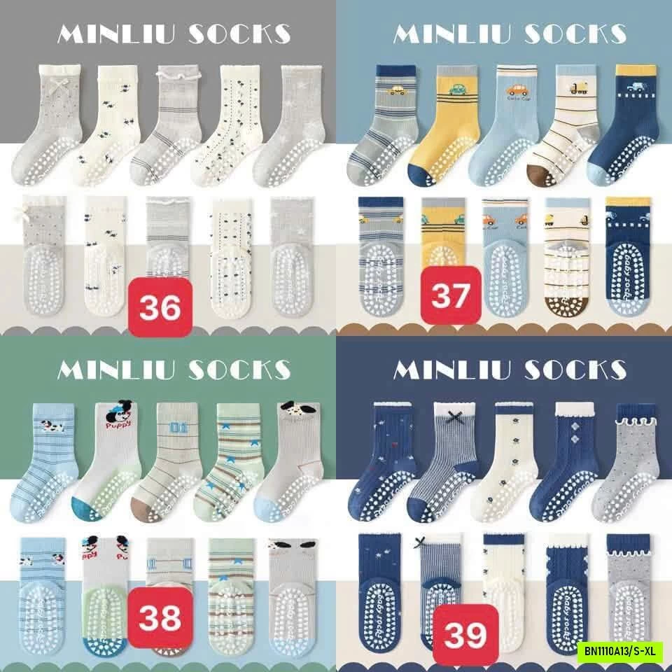 SET 5 ĐÔI TẤT CHỐNG TRƯỢT MINLIU