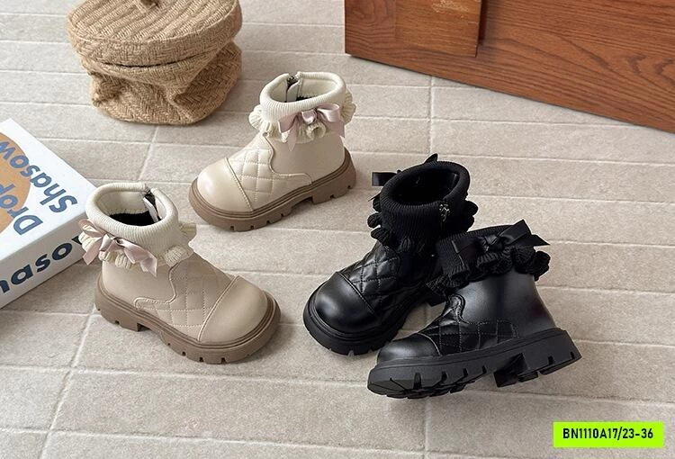 BOOT TRẦN TRÁM CỔ LEN LÓT LÔNG
