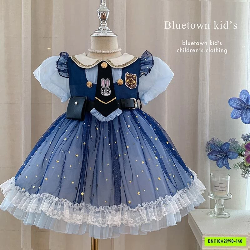 ĐẦM LOLITA THỎ XANH BLUETOWN