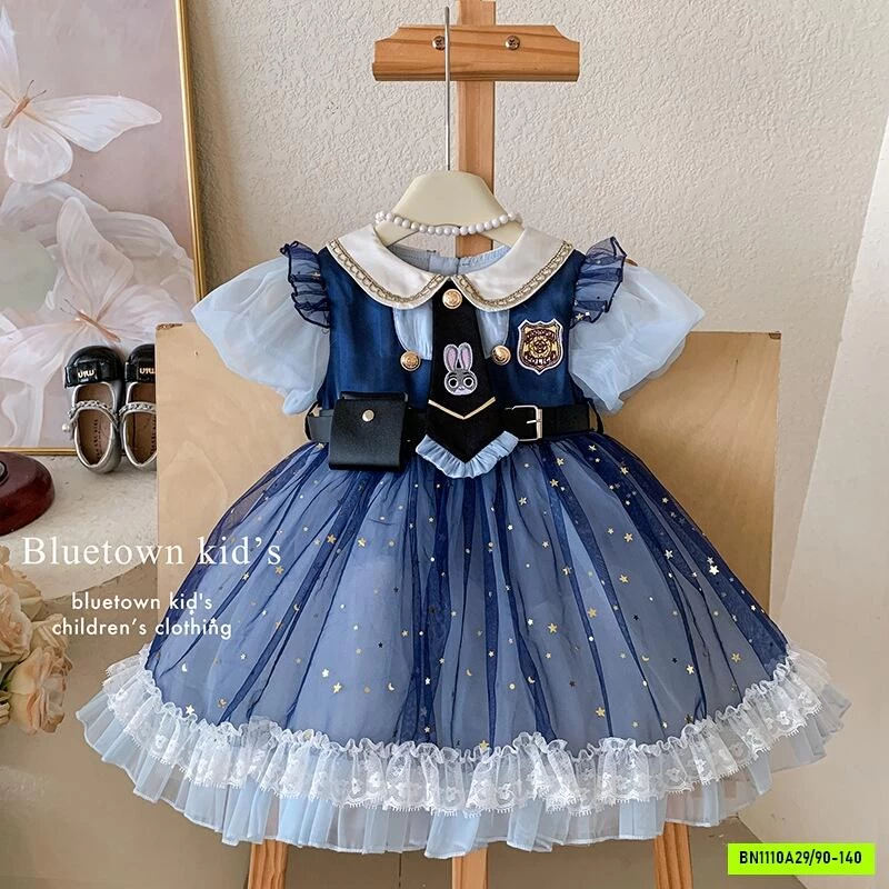 ĐẦM LOLITA THỎ XANH BLUETOWN