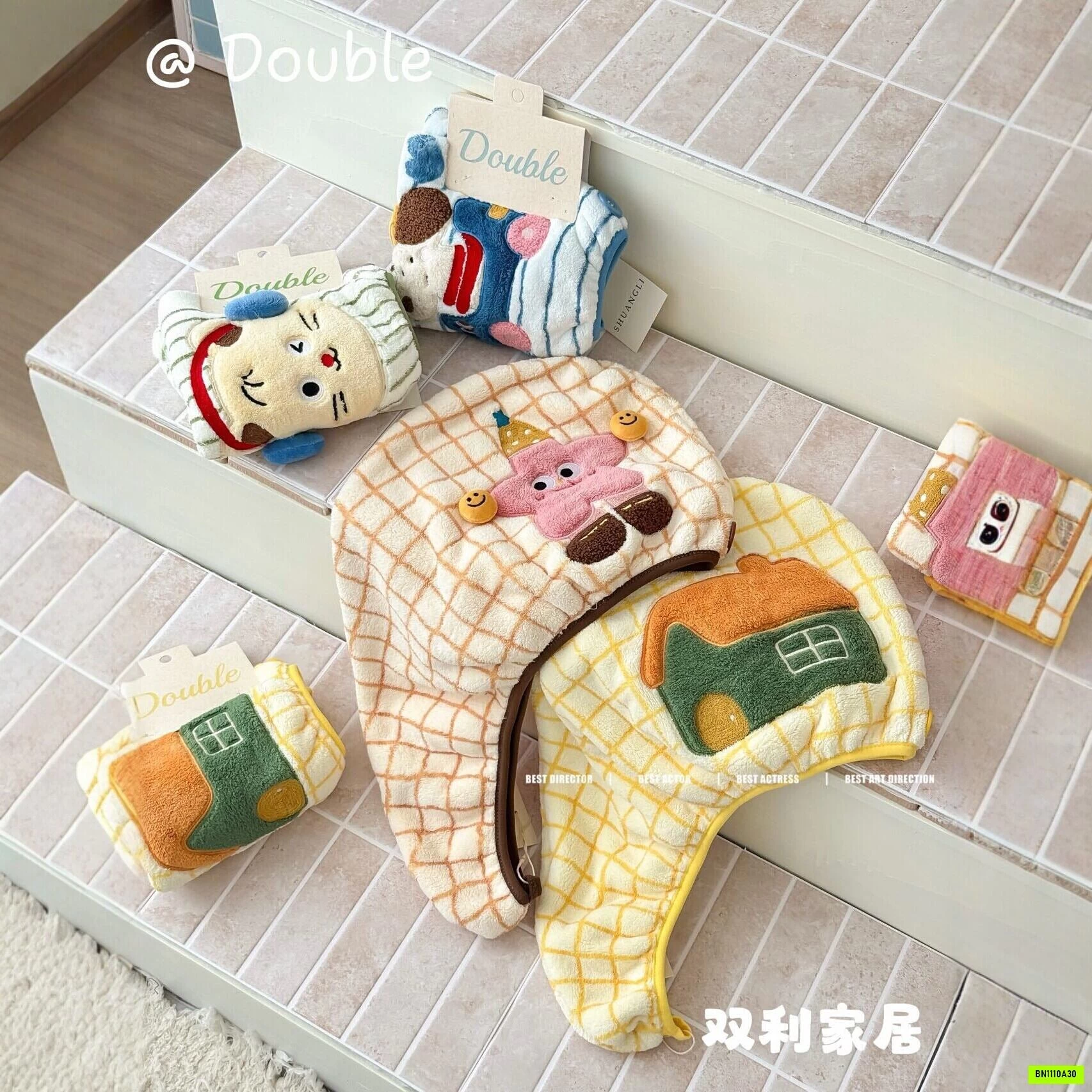 BỘ 3 MÓN KHĂN TẮM KUTE