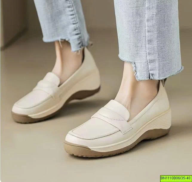 GIÀY LOAFER NỮ ĐẾ CAO