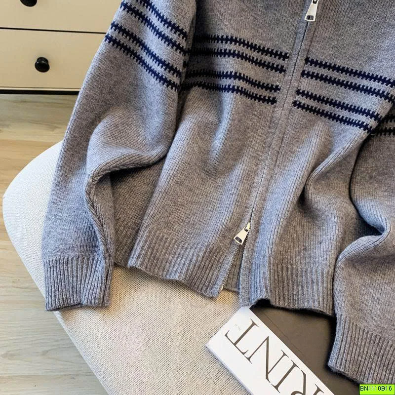 ÁO KHOÁC LEN KÉO KHÓA