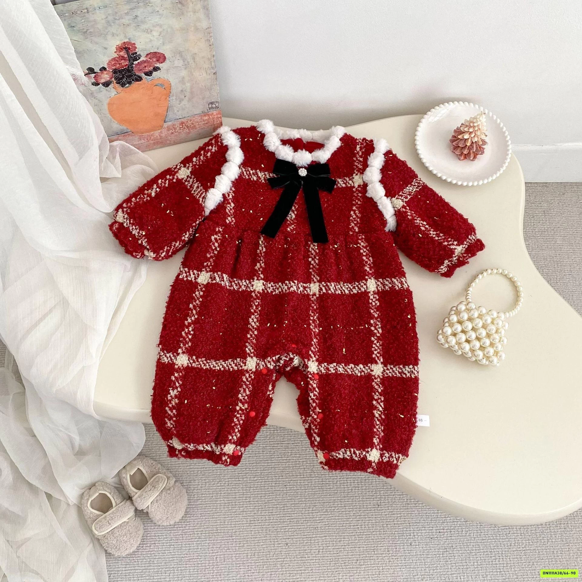 BODY DẠ ĐỎ LÓT LÔNG CỪU