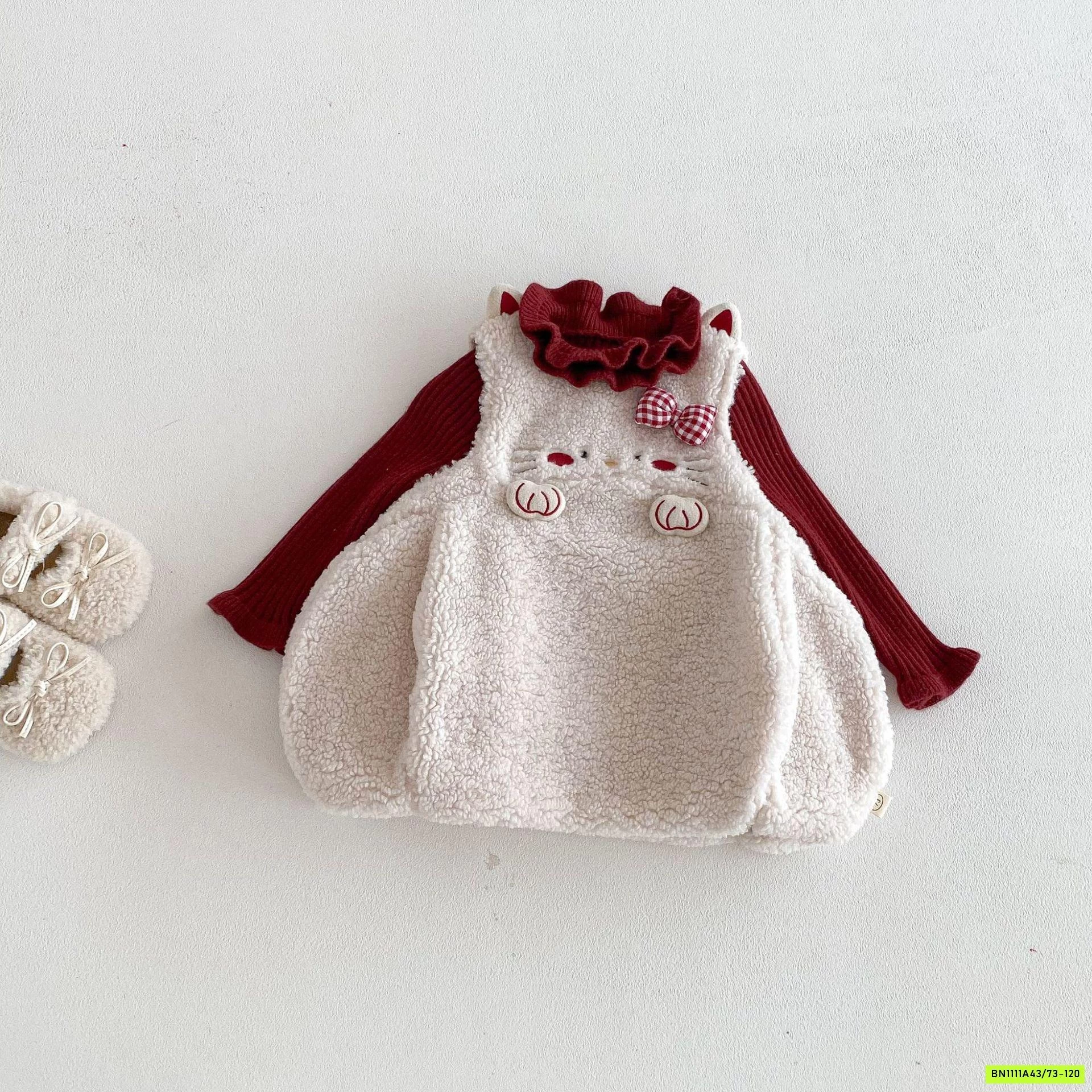 SÉT ĐẦM BÍ LÔNG CỪU LÓT NHUNG