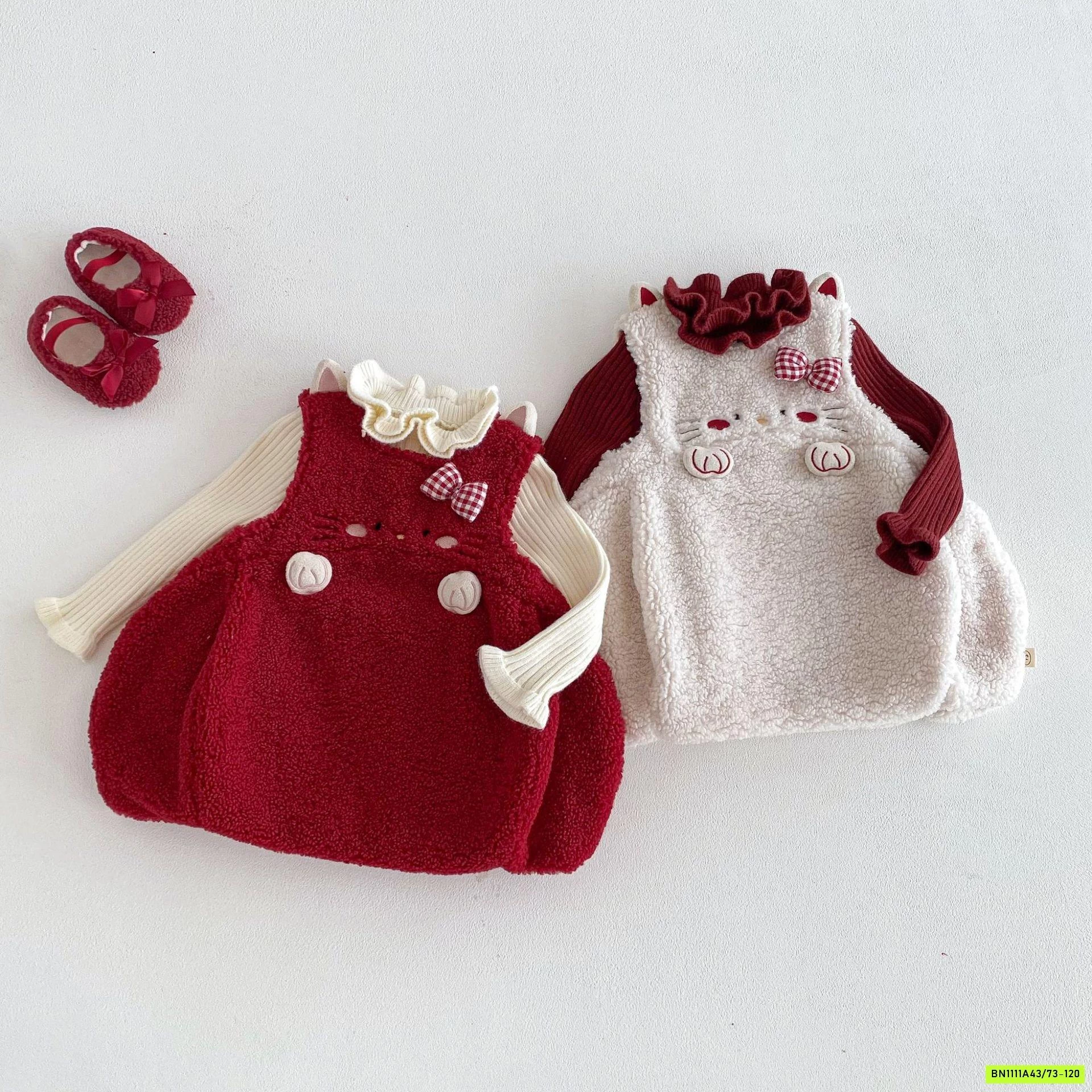 SÉT ĐẦM BÍ LÔNG CỪU LÓT NHUNG