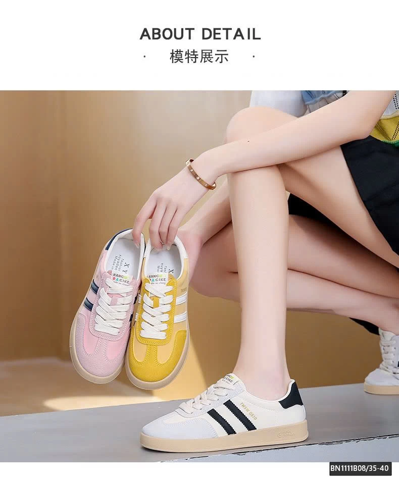 GIÀY THỂ THAO 2 SỌC ĐẾ BỆT