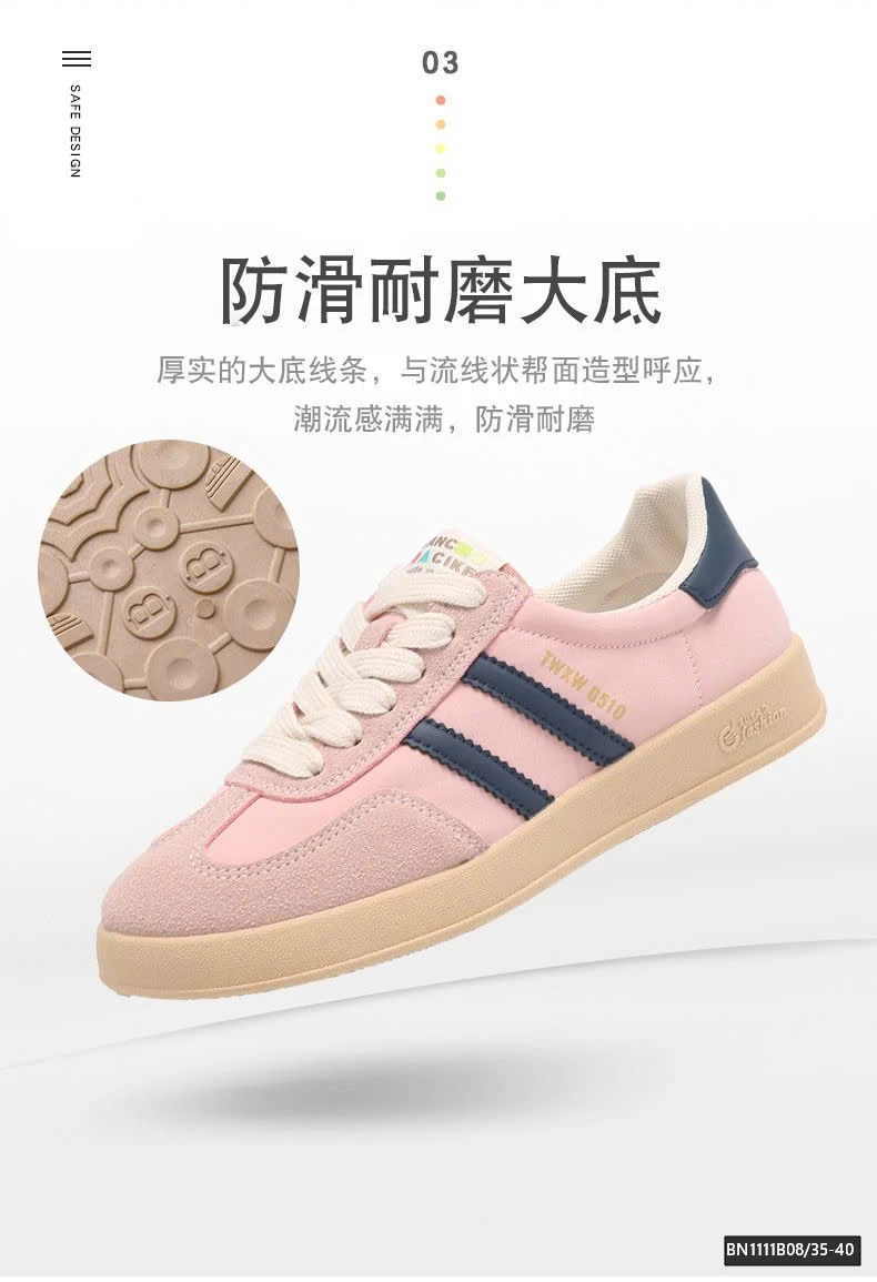 GIÀY THỂ THAO 2 SỌC ĐẾ BỆT