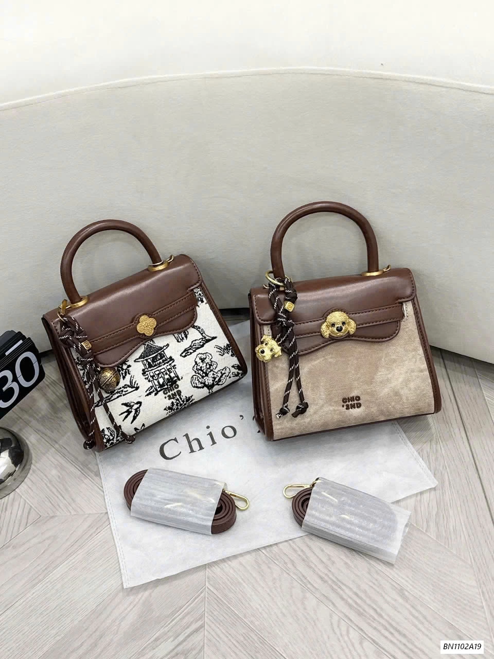 TÚI CHIO 2ND NÂU CHAMR CÚN