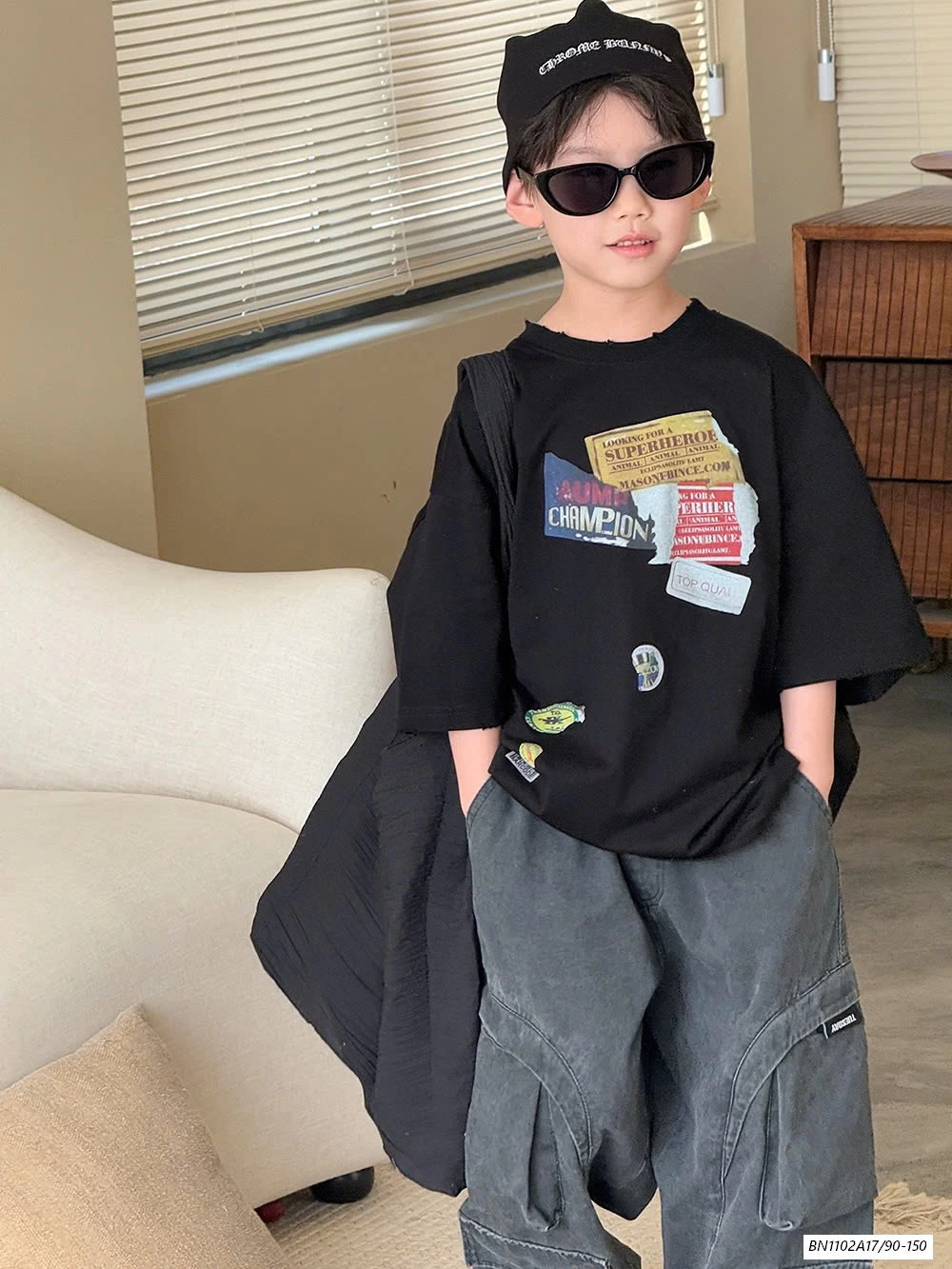 ÁO THUN IN HÌNH CỔ TRÒN