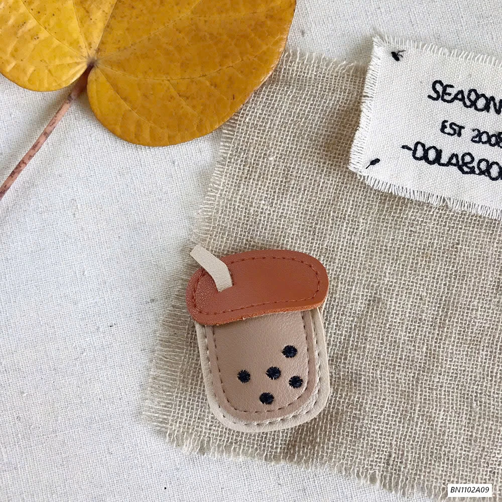 SÉT KẸP+CHUN BUỘC TÓC TRÀ SỮA