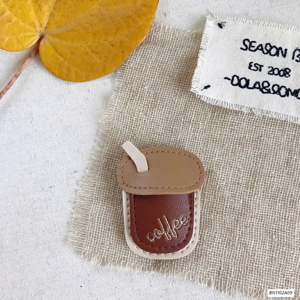 SÉT KẸP+CHUN BUỘC TÓC TRÀ SỮA