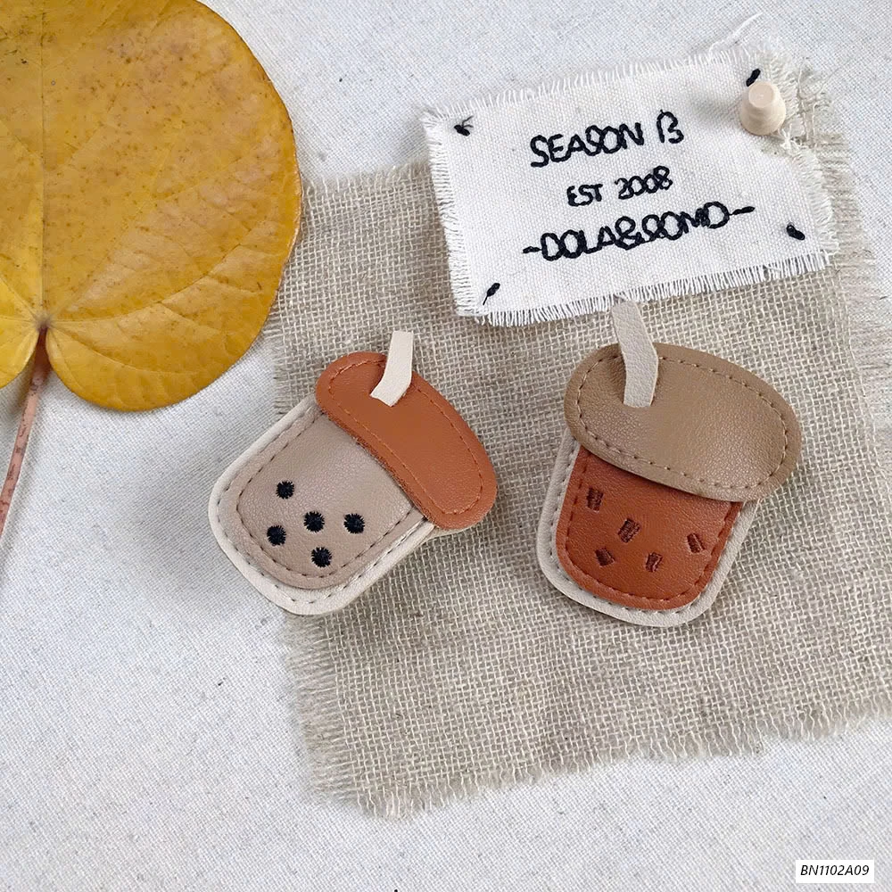 SÉT KẸP+CHUN BUỘC TÓC TRÀ SỮA