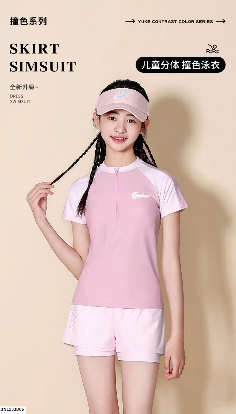 BỘ BƠI BÉ GÁI CỔ KHÓA