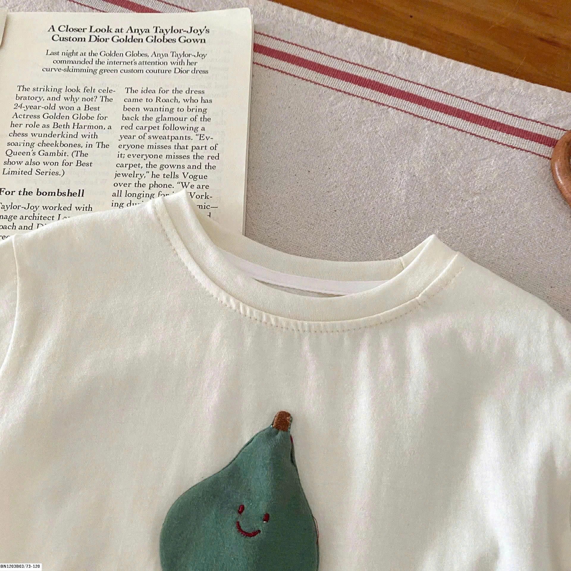 BỘ COTTON HOA QUẢ NHỈ