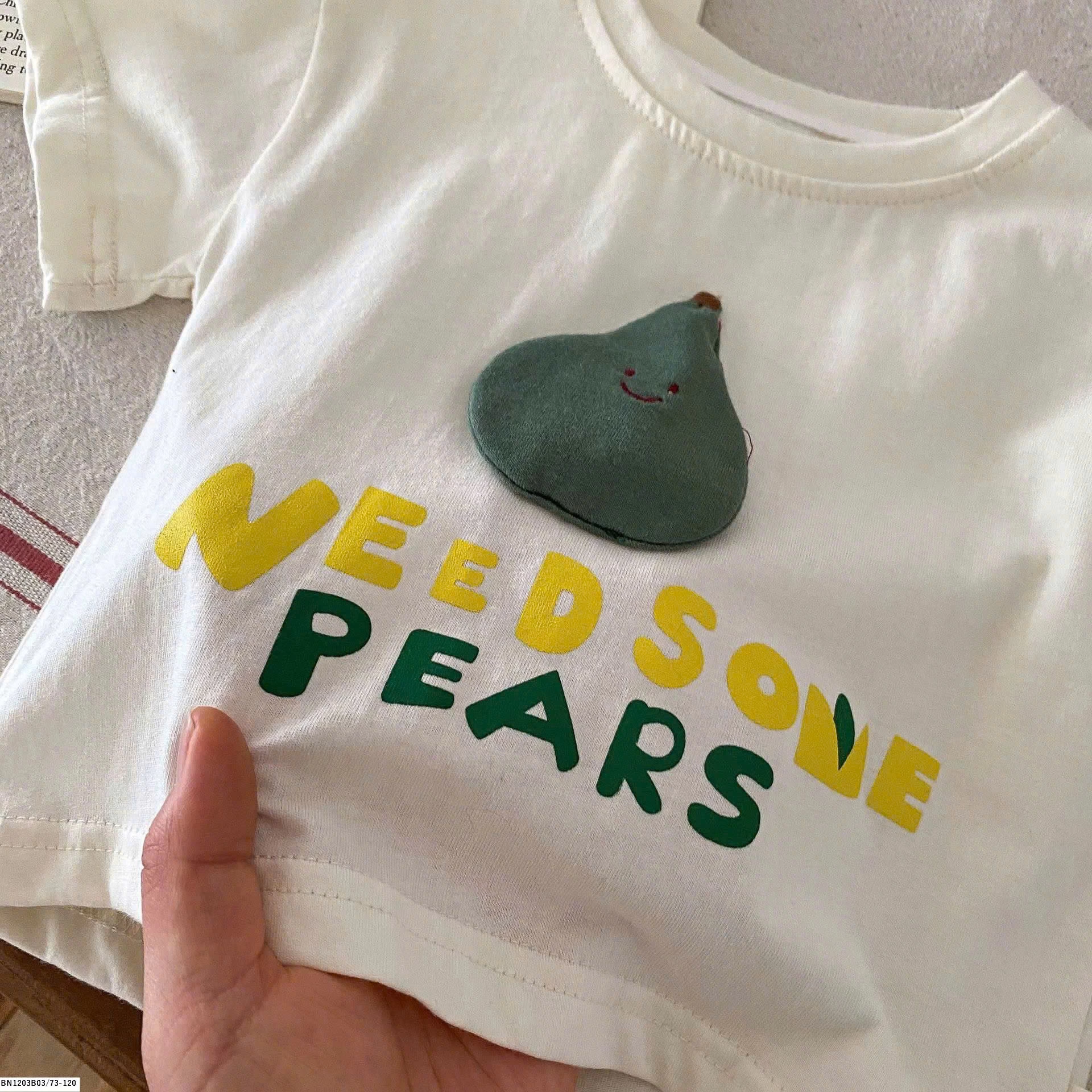 BỘ COTTON HOA QUẢ NHỈ