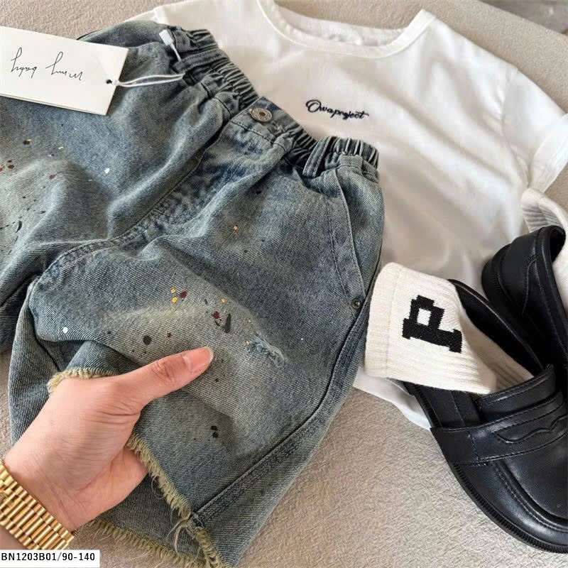 QUẦN SHORT TUA GẤU VẢY SƠN