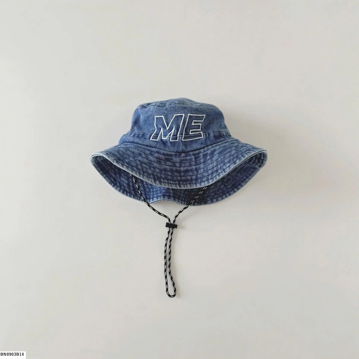Mũ jean chữ ME
