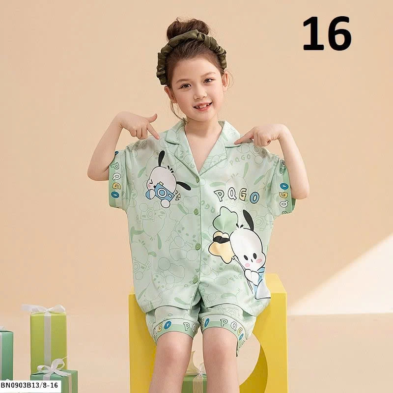 BỘ PIJAMA CHO BÉ GÁI SZ ĐẠI
