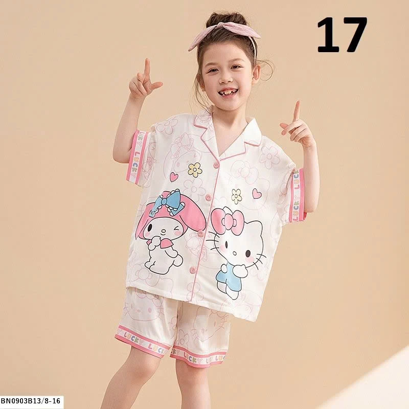 BỘ PIJAMA CHO BÉ GÁI SZ ĐẠI