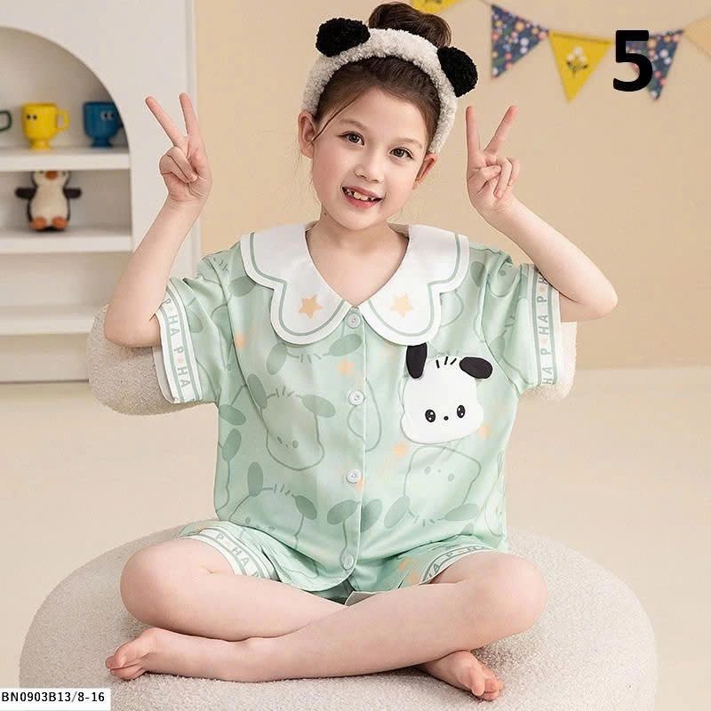 BỘ PIJAMA CHO BÉ GÁI SZ ĐẠI
