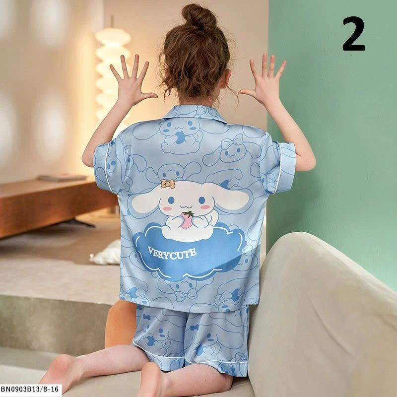 BỘ PIJAMA CHO BÉ GÁI SZ ĐẠI