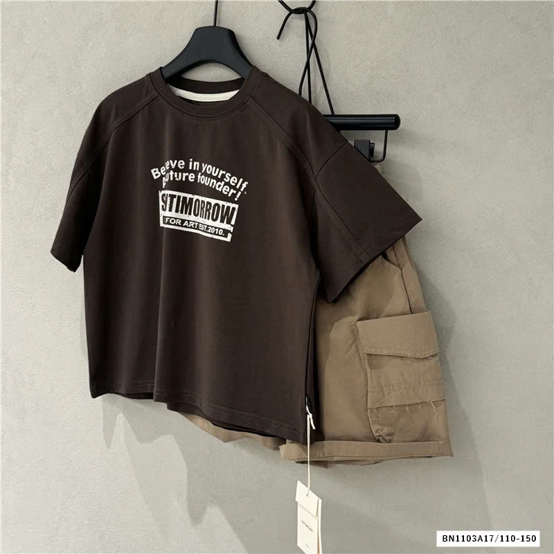 ÁO THUN CỔ TRÒN IN CHỮ SZ ĐẠI