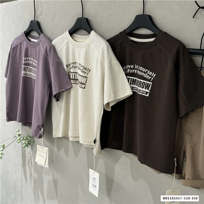 ÁO THUN CỔ TRÒN IN CHỮ SZ ĐẠI