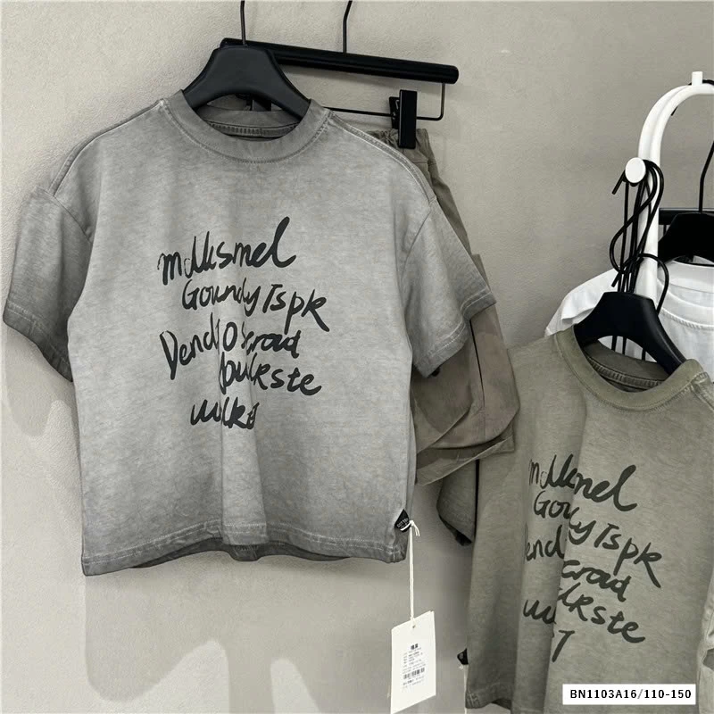 ÁO THUN LOANG IN CHỮ SZ ĐẠI