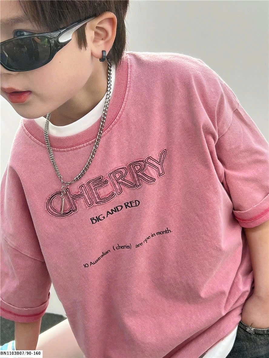 ÁO THUN IN CHỮ CHERRY SNIDOL