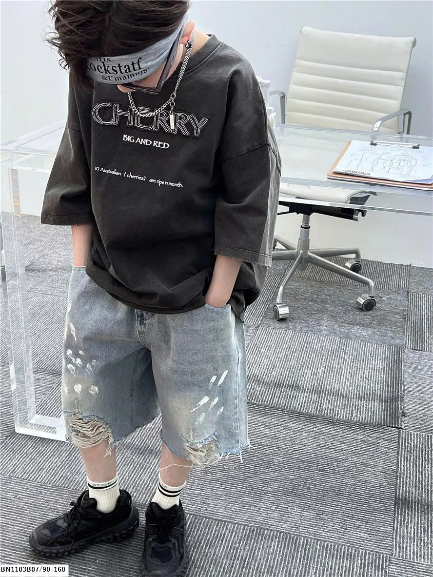 ÁO THUN IN CHỮ CHERRY SNIDOL