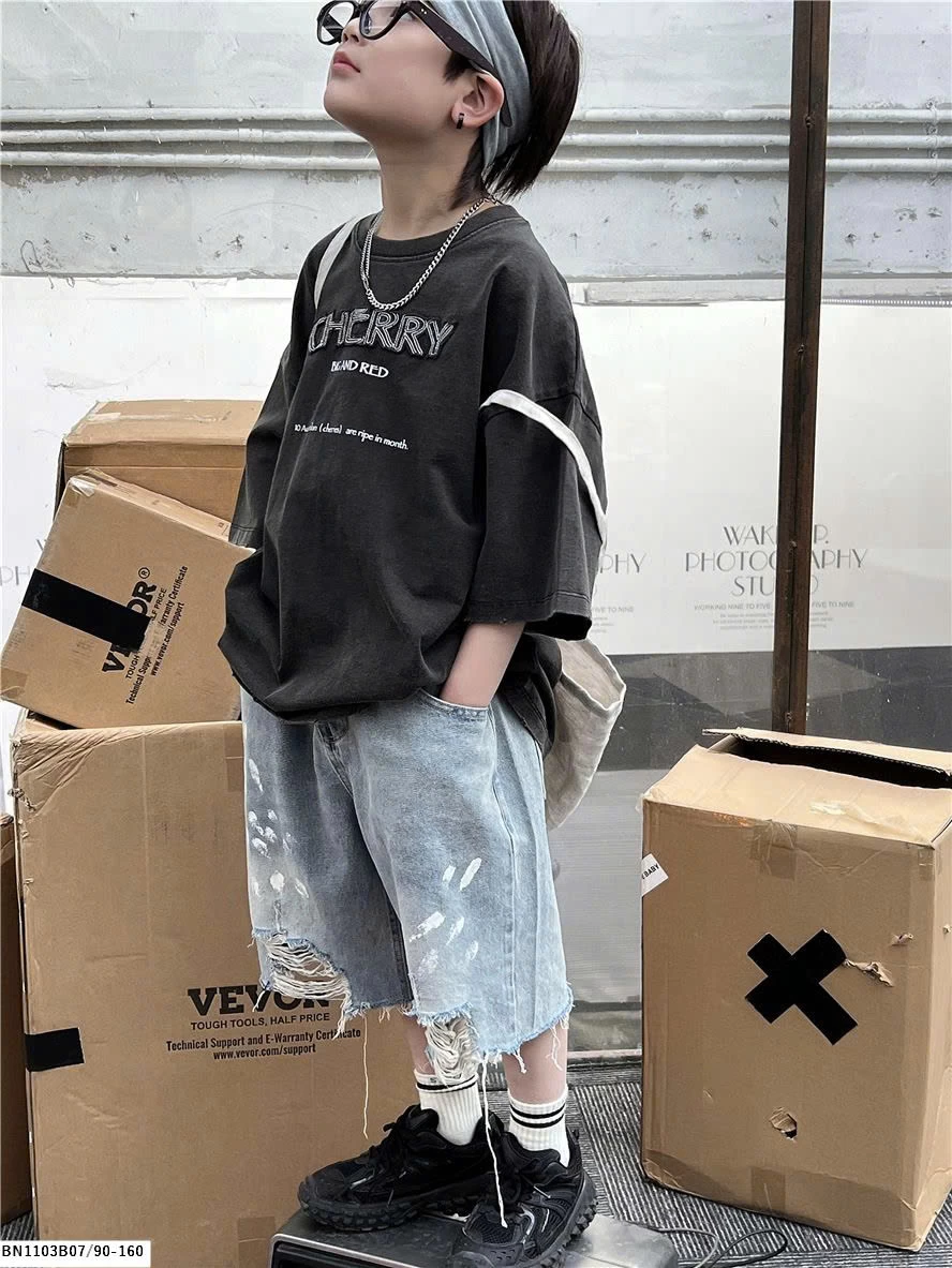 ÁO THUN IN CHỮ CHERRY SNIDOL