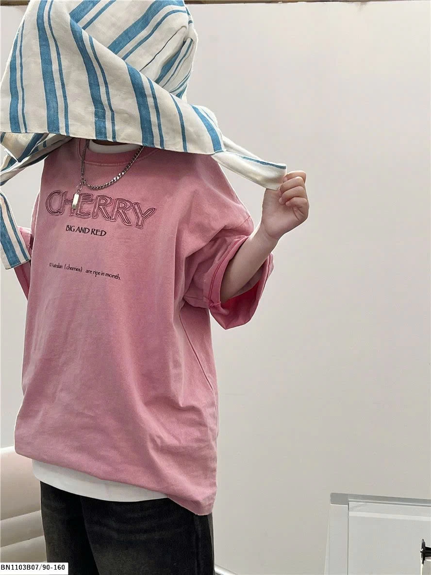 ÁO THUN IN CHỮ CHERRY SNIDOL