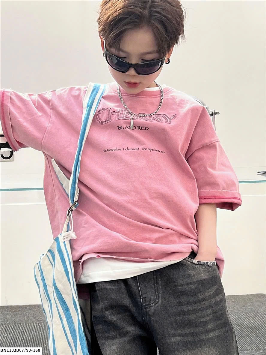 ÁO THUN IN CHỮ CHERRY SNIDOL