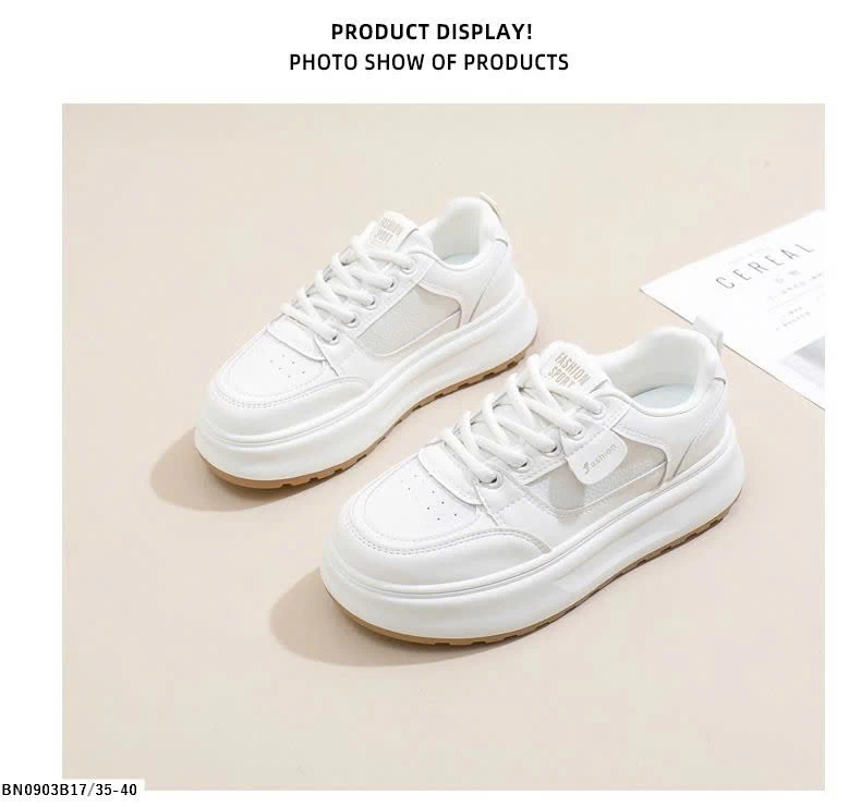 GIÀY THỂ THAO NỮ ĐỘN ĐẾ