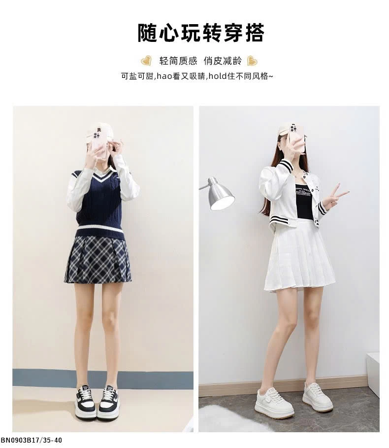 GIÀY THỂ THAO NỮ ĐỘN ĐẾ