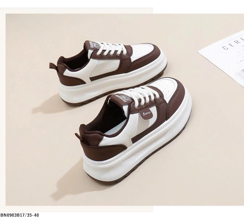 GIÀY THỂ THAO NỮ ĐỘN ĐẾ