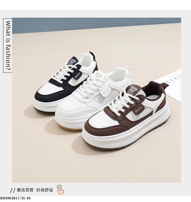 GIÀY THỂ THAO NỮ ĐỘN ĐẾ