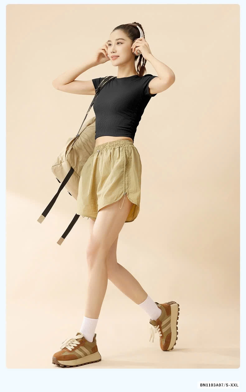 ÁO THUN GÂN RÚT EO