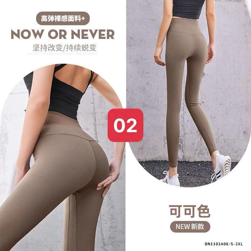 QUẦN TẬP GYM/YOGA TRƠN MÀU